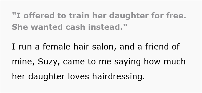 Woman upset friend won&rsquo;t give cash but offers favor instead, highlighting willingness to help and expectations in friendship.