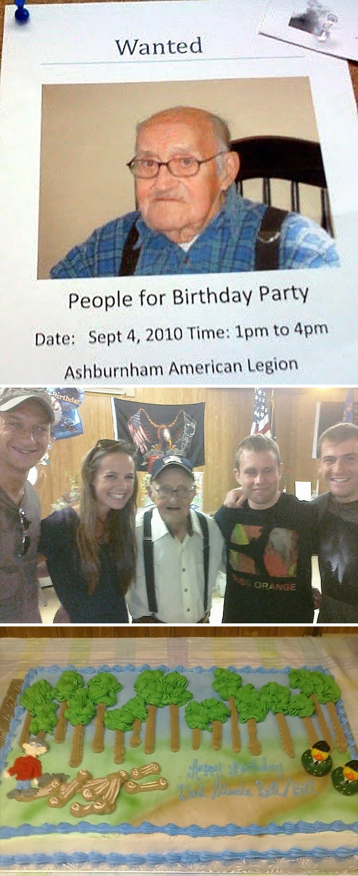 Humorous and wholesome birthday party invite and celebration photos, perfect for adorable and wholesome posts to brighten your feed.