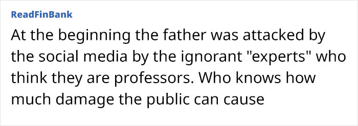 Text excerpt from article about mom's behavior leading to girl's terrifying plunge into ocean on Disney cruise ship, discussing social media attacks on father and public damage.