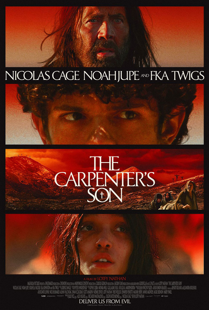 Nicolas Cage stars as Jesus' dad in the horror film The Carpenter's Son with intense close-up scenes. Nicolas Cage stars as Jesus' dad in the horror film The Carpenter's Son with intense close-up scenes.