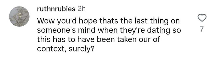 Instagram comment criticizing Kristen Bell's wedding anniversary post, seen as triggering for victims and causing horror online.