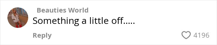 Screenshot of social media comment saying "Something a little off" with 4196 likes, related to daughter biggest room debate.