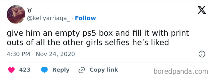 Screenshot of a tweet showing an unhinged thing a woman said, part of viral internet screenshots people are sharing online.