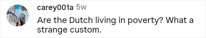 Comment by user carey001a questioning Dutch food customs and mentioning poverty, reflecting on Bulgarian Dutch food culture. Comment by user carey001a questioning Dutch food customs and mentioning poverty, reflecting on Bulgarian Dutch food culture.