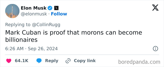 Tweet by Elon Musk humorously highlighting a facepalm moment showing absence of basic logic and common sense.