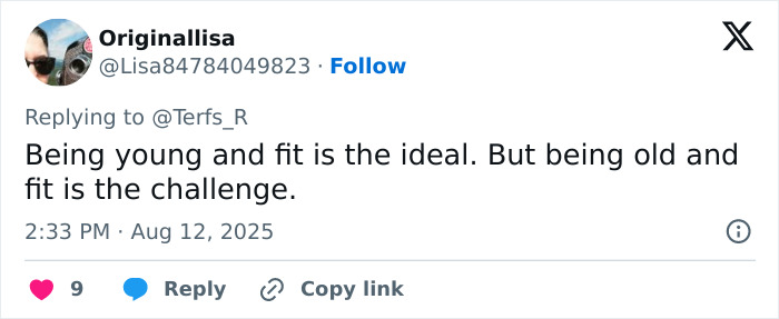 Social media post commenting on fitness ideals amid Nelly Furtado quitting music due to online body-shaming a***e.