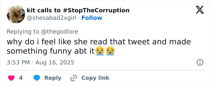 Tweet on a smartphone screen discussing Travis Kelce's manhood theme in a new song, with emotional emojis and user reactions.