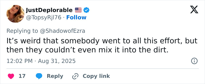 Screenshot of a Twitter reply discussing effort related to piles of human remains discovered in Las Vegas desert. Screenshot of a Twitter reply discussing effort related to piles of human remains discovered in Las Vegas desert.