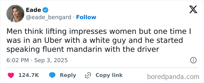 Screenshot of a tweet highlighting a dystopic social behavior, illustrating how society’s interactions can be unsettling today.