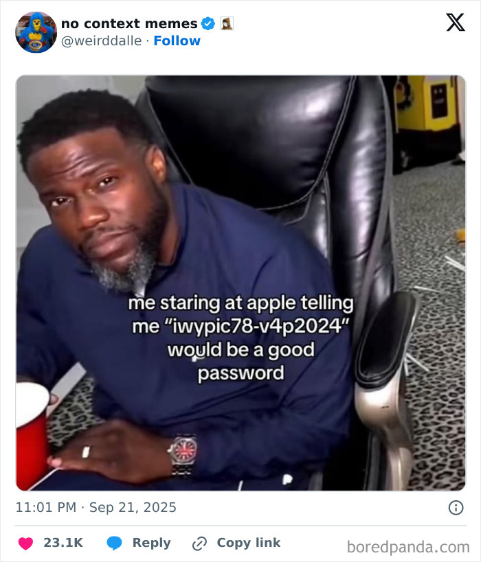 Man sitting in chair looking skeptical at laptop screen representing specific moments in our lives that aren’t an original experience.