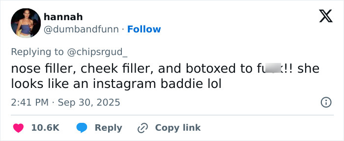 Social media comment speculating on Emma Stone&rsquo;s plastic surgery after Louis Vuitton photos spark frenzy online.