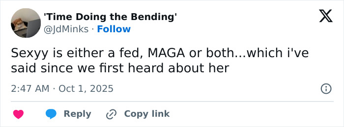 Tweet discussing rapper under fire for twerking with Sydney Sweeney amid red hat allegations controversy.