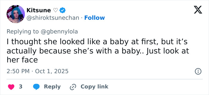 Tweet discussing Zendaya fans convinced she&rsquo;s pregnant after a viral photo with Lisa, focusing on the phrase look at her face.