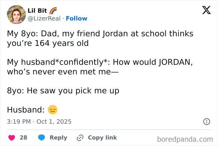 Screenshot of a funny parenting tweet humorously showing parents barely making it through October on X.