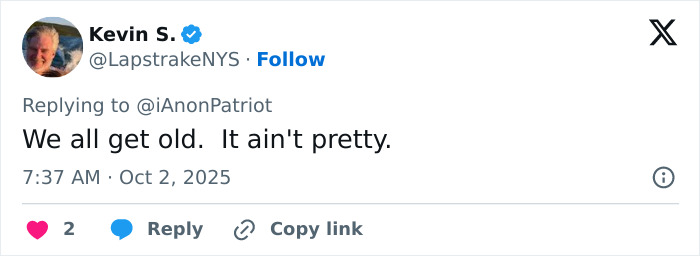 Screenshot of a social media comment expressing concern about Madonna's disheveled Paris appearance in a viral video.