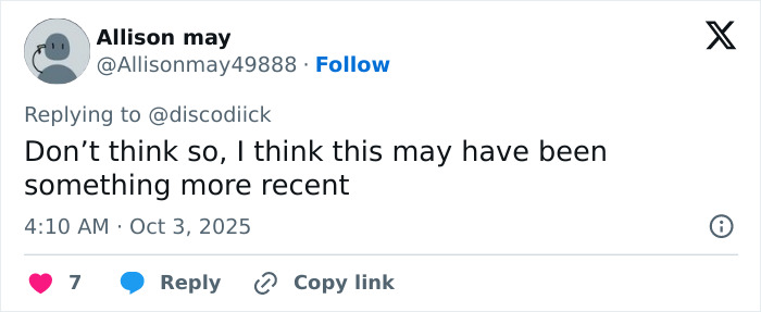 Tweet from Allison may questioning the timing of events related to Taylor Swift fans in tears after friend reveal.