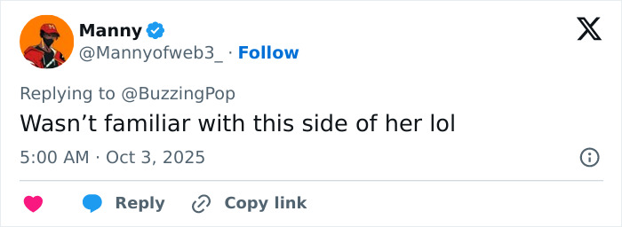 Screenshot of a Twitter reply discussing Travis Kelce&rsquo;s manhood as a theme in Taylor Swift&rsquo;s raunchiest song.