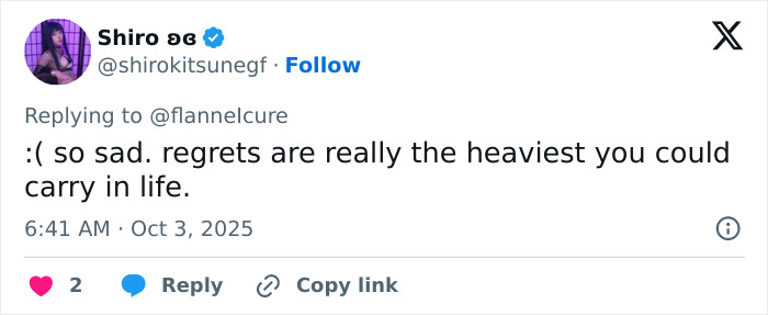 Screenshot of a tweet showing a fan's emotional reaction about Taylor Swift and the friend behind Ruin The Friendship.
