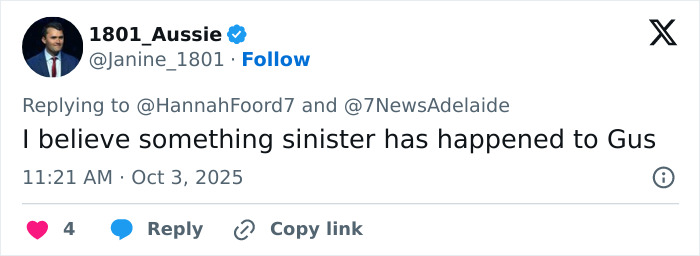 Major Twist In 4YO Gus' Mysterious Vanishing In Outback As Rescuer's Claim Sparks Chilling Theory