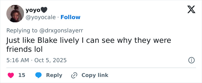 Screenshot of a Twitter reply commenting on Taylor Swift's cringe Graham Norton appearance discussed by fans.