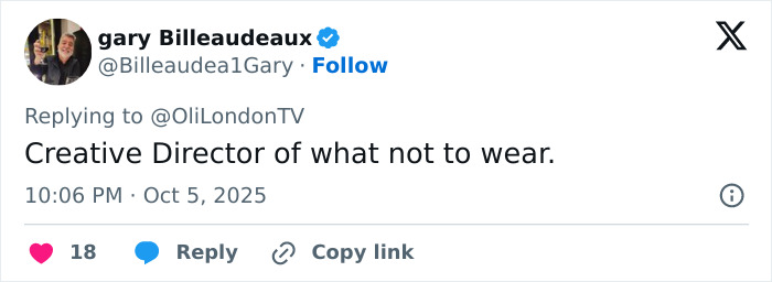 Screenshot of a tweet humorously commenting on Jaden Smith’s red-faced diaper look in Paris fashion. Screenshot of a tweet humorously commenting on Jaden Smith’s red-faced diaper look in Paris fashion.