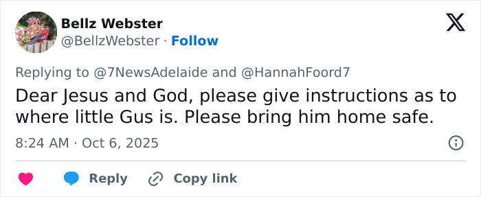 Major Twist In 4YO Gus' Mysterious Vanishing In Outback As Rescuer's Claim Sparks Chilling Theory