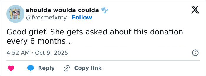 Screenshot of a tweet discussing Selena Gomez's kidney donor and fans' suspicions amid wedding drama.