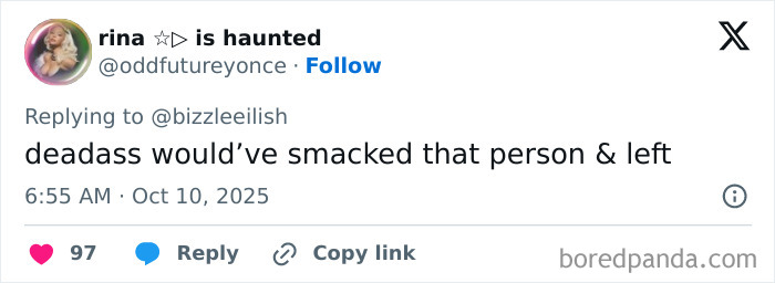 Fan tweet reacting to incident where man tries to snatch Billie Eilish at Miami concert, sparking outrage among fans.