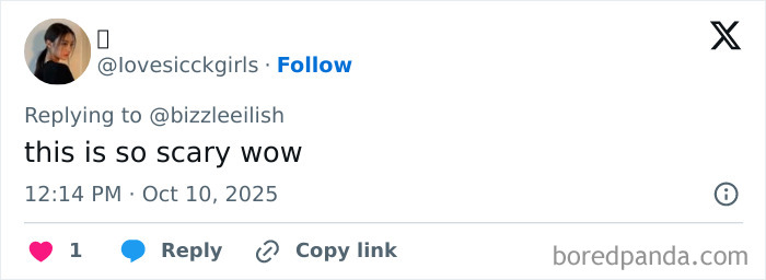 Tweet from @lovesicckgirls reacting with shock to an attempt to snatch Billie Eilish at Miami concert, fans outraged.