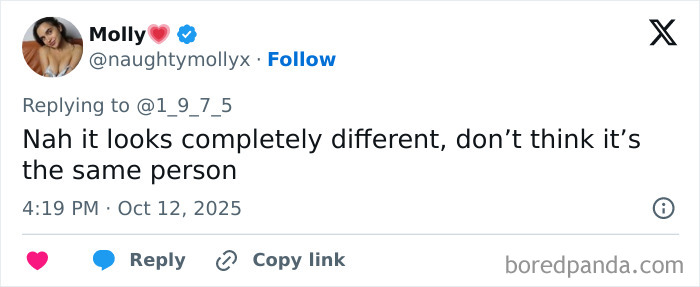 Tweet discussing Taylor Swift's unedited photo from Life of a Showgirl cover shoot sparking conspiracy theories. Tweet discussing Taylor Swift's unedited photo from Life of a Showgirl cover shoot sparking conspiracy theories.