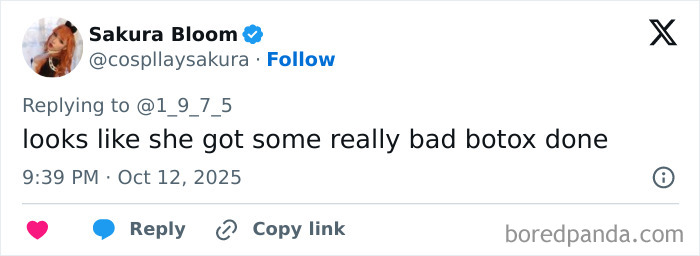 Screenshot of a tweet discussing Taylor Swift's unedited photo from Life Of A Showgirl cover shoot sparking conspiracy theories. Screenshot of a tweet discussing Taylor Swift's unedited photo from Life Of A Showgirl cover shoot sparking conspiracy theories.