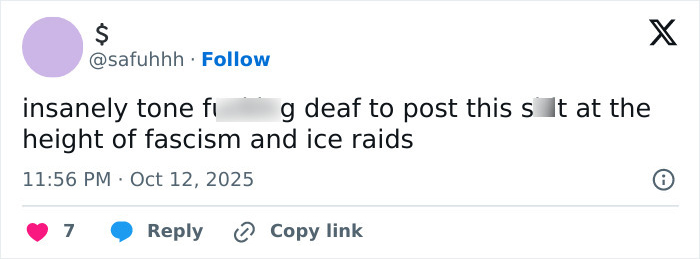 Screenshot of a tweet criticizing a fake arrest video amid ICE raids, highlighting backlash against Kylie Jenner.