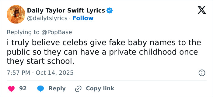 Social media post discussing pop star baffling fans by naming her son related to diabetes in a surprising reveal.