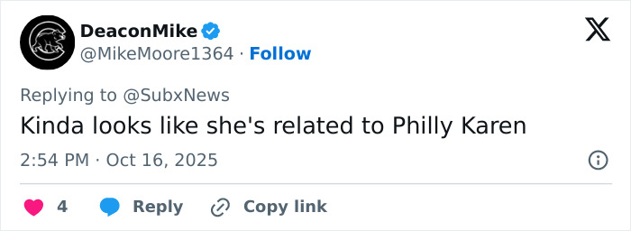 Tweet by DeaconMike mentioning a Baseball Karen related to a racist rant that shocked MLB fans.