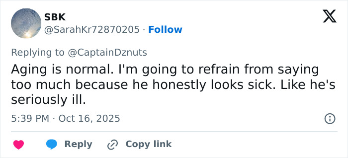 Tweet about Bradley Cooper&rsquo;s radical makeover sparking fan comparisons to Barry Manilow, mentioning concerns about his appearance.