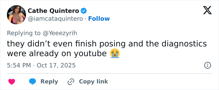 Tweet from Cathe Quintero reacting to fans&rsquo; wild reactions about Kris Jenners latest public appearance on social media.