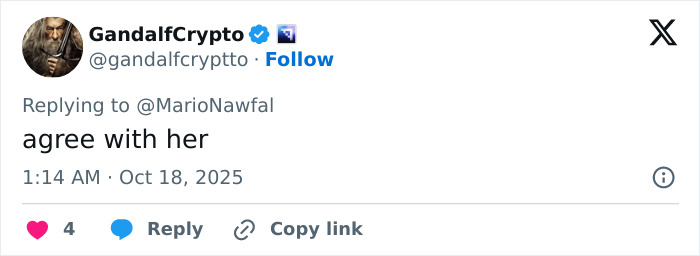 Social media comment agreeing with Sylvester Stallone&rsquo;s wife about trans nepo babies in Hollywood controversy.