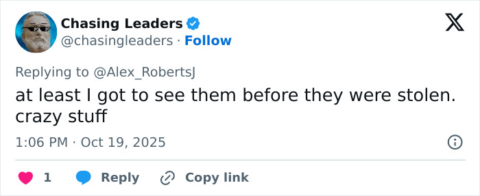 Chainsaw-Wielding Thieves Drop Priceless Crown Outside The Louvre In Bizarre Scooter Getaway