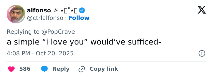 User comment on social media reacting to Kristen Bell snubbing fans after triggering anniversary post backlash.