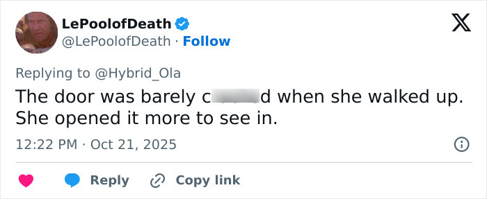 Screenshot of a social media post discussing a woman fired for exposing a customer with no underwear, sparking debate. Screenshot of a social media post discussing a woman fired for exposing a customer with no underwear, sparking debate.