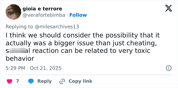 Social media user discusses toxic behavior linked to David Harbour cheating claims after Lily Allen&rsquo;s confession online.
