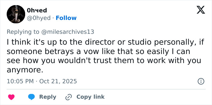 Online fans clash over whether David Harbour deserves to be fired for cheating after Lily Allen confession on social media.