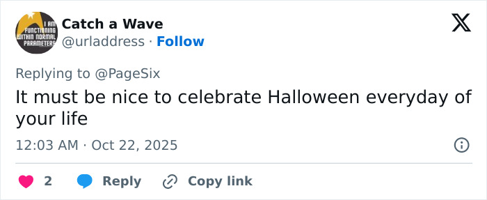 Twitter user commenting about celebrating Halloween daily with fake face tattoos, piercings, and grills raising concern.