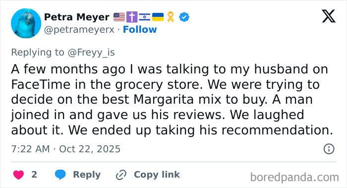 Tweet screenshot of a user sharing a story about shutting down a speakerphone user and others joining with their experiences. Tweet screenshot of a user sharing a story about shutting down a speakerphone user and others joining with their experiences.