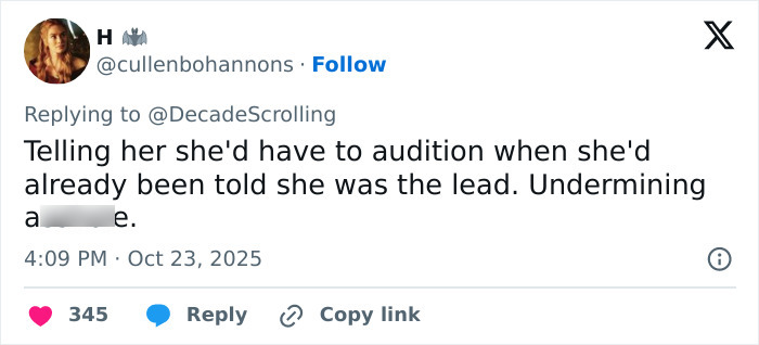 Screenshot of a tweet discussing Lily Allen's explosive new album and claims about David Harbour's alleged cheating.