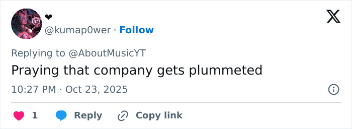 Social media comment expressing support for K-Pop icon Park Bom&rsquo;s drastic plastic surgery transformation.