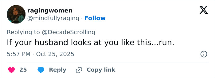 Screenshot of a tweet discussing relationship advice related to David Harbour amid Lily Allen's new album controversy.