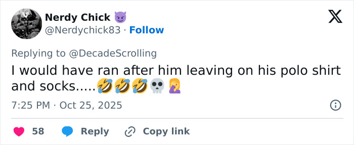 Screenshot of a viral tweet reacting to David Harbour&rsquo;s atrocious interaction with a woman half his age.