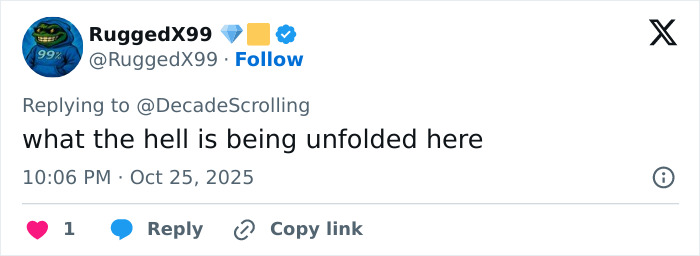 Screenshot of a viral tweet reacting to David Harbour's atrocious interaction with a woman half his age causing shock online.