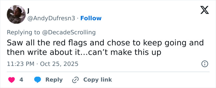Screenshot of a viral tweet discussing David Harbour&rsquo;s atrocious interaction with a woman half his age.